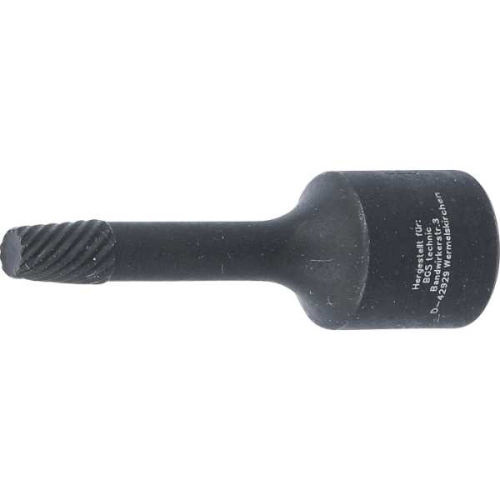 Spiral-Profil-Steckschlüssel-Einsatz, Schraubenausdreher für Torx XZN und Innensechskant, Antrieb (3/8"), Größe 2 - 10mm
